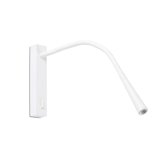 FLIN White reader wall lamp
