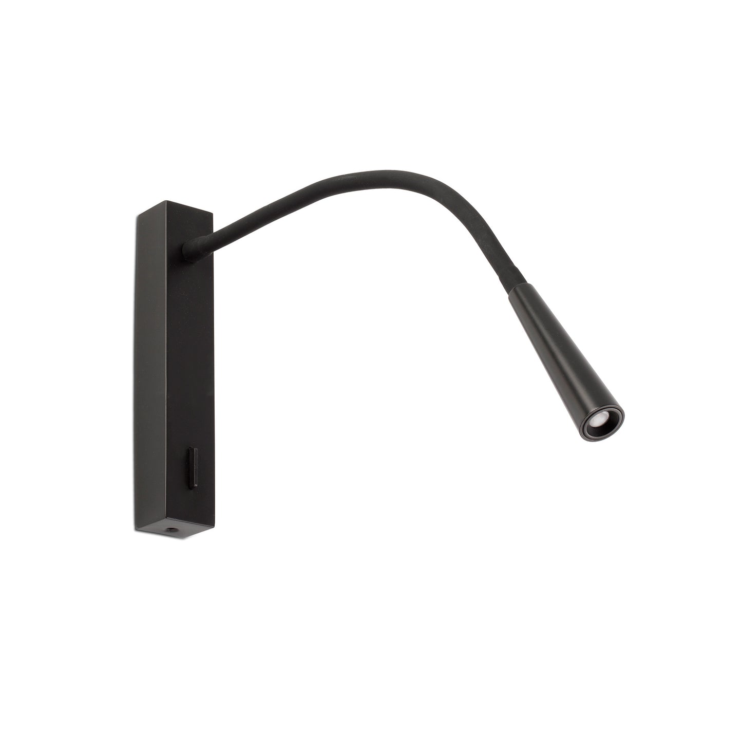 FLIN Black reader wall lamp