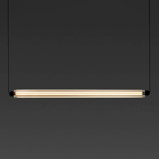 LUMINA 600 1L Negro colgante horizontal empotrable sin marco 12W 2200K