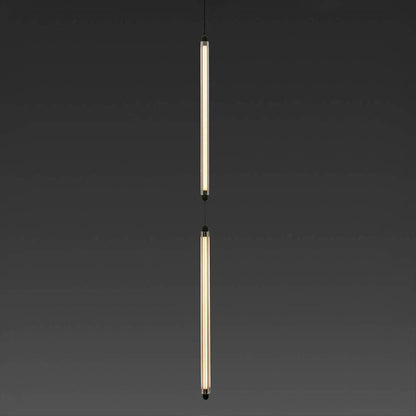 LUMINA 600 2L Black pendant recessed frameless 24W 2700K