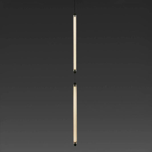 LUMINA 600 2L Negra colgante empotrada sin marco 24W 2700K
