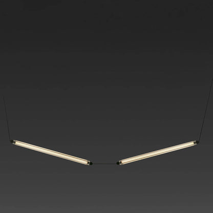 NESO SLIM LUMINA 600 2L Rippvalgusti must 24W 2200K