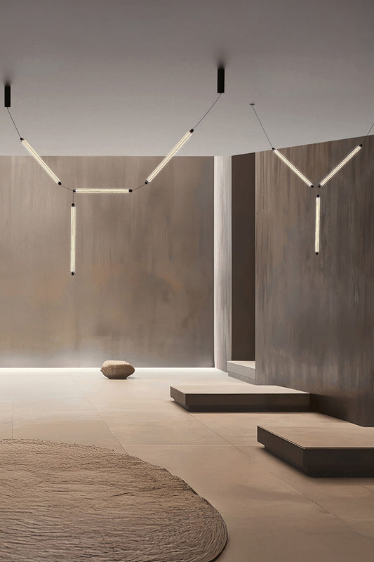 LUMINA 600 2L must kumer süvispaigaldatav raamita 24W 2700K DALI ripatsvalgusti