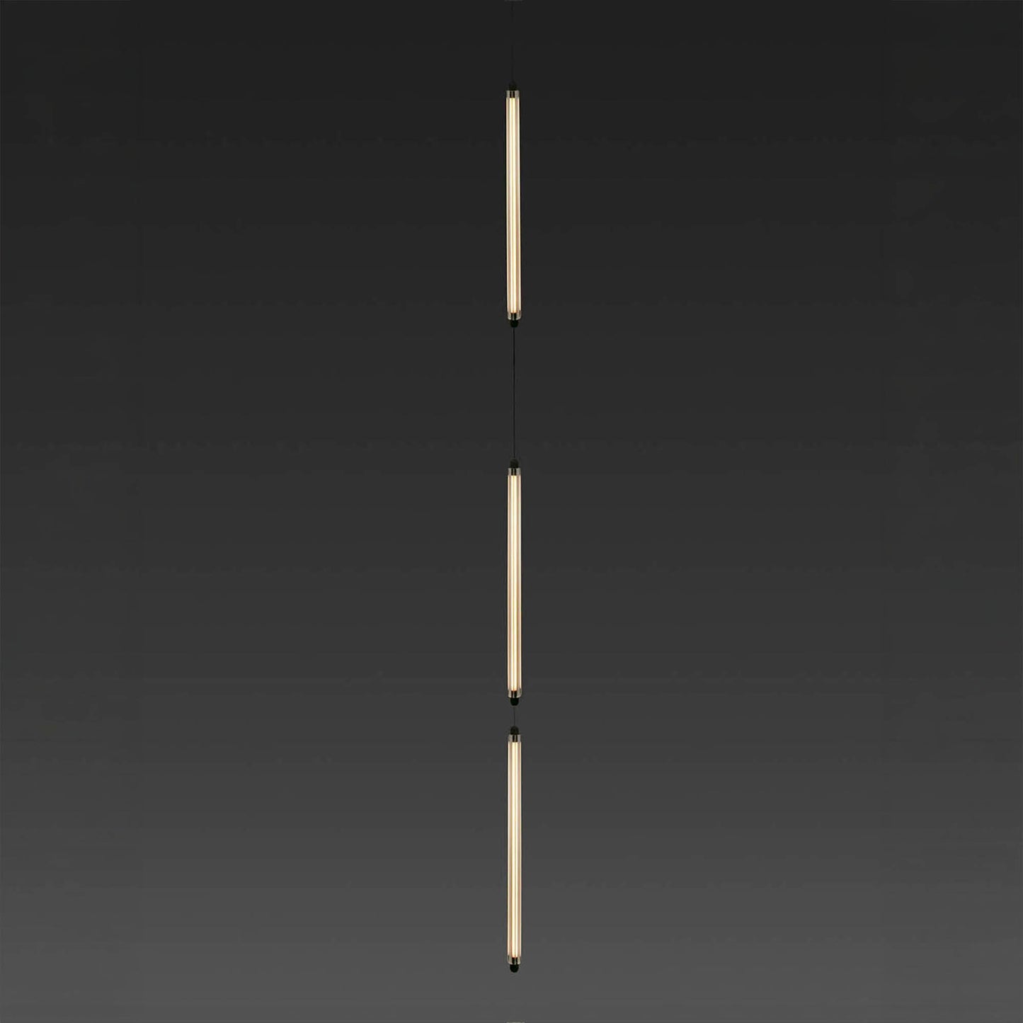 LUMINA 600 3L Black pendant recessed frameless 36W 2700K