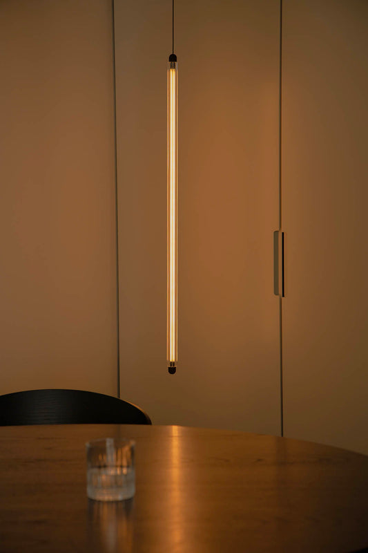 LUMINA 900 1L Negro colgante 12W 2200K DALI