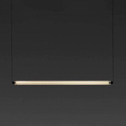 LUMINA 900 1L Black horizontal pendant 12W 2200K