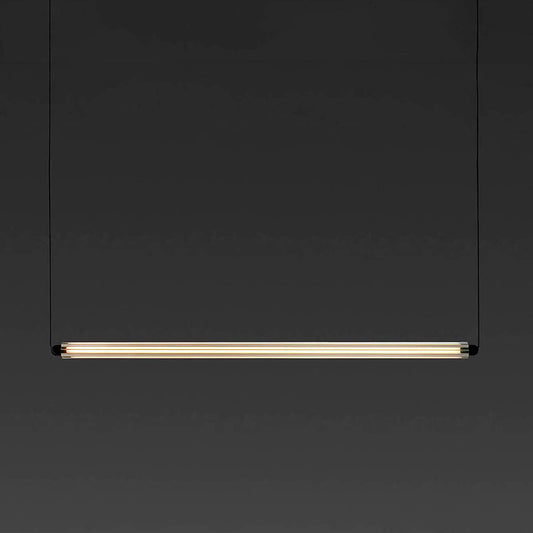 LUMINA 900 1L Negro colgante horizontal empotrado sin marco 12W 2200K