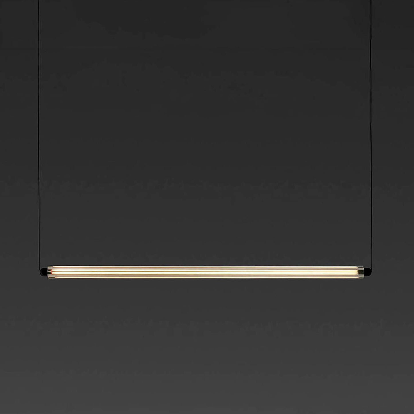LUMINA 900 1L Black horizontal pendant 12W 2700K