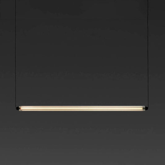 LUMINA 900 1L Colgante horizontal negro 12W 2700K
