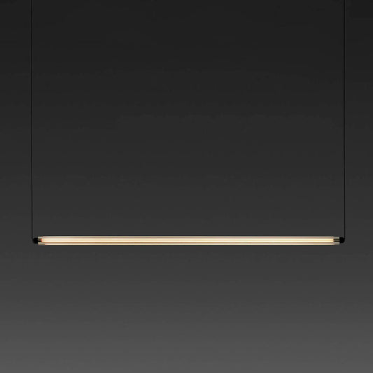 LUMINA 1200 1L Negro colgante horizontal empotrado sin marco 24W 2200K