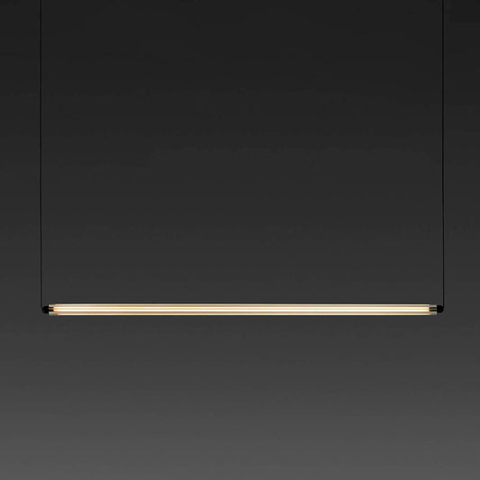 LUMINA 1200 1L Negro colgante horizontal empotrable sin marco 24W 2200K DALI