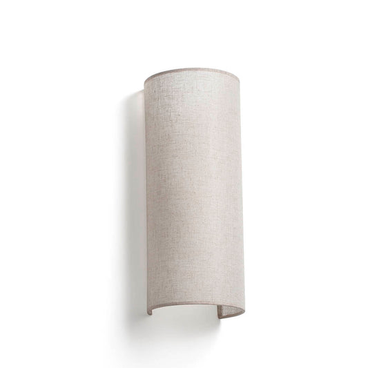 OTTON R Round Linen wall lamp vertical 2L