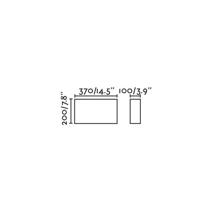 OTTON RCT Horizontal Jute wall lamp 2L