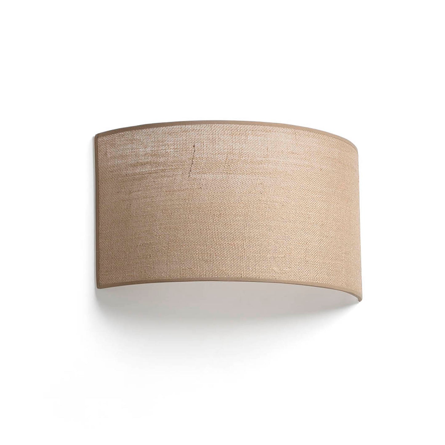 OTTON R Horizontal round Jute wall lamp 2L