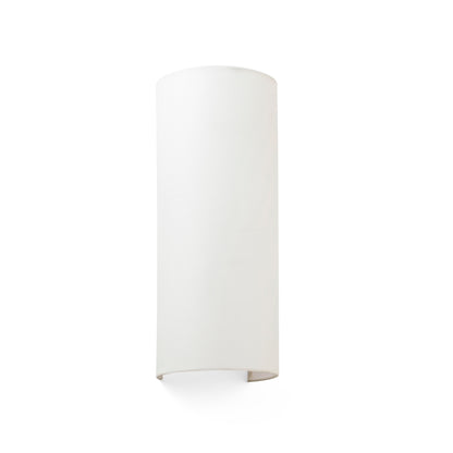 COTTON R Round beige wall lamp vertical 2L