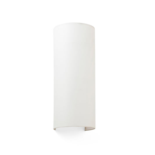 COTTON R Round beige wall lamp vertical 2L