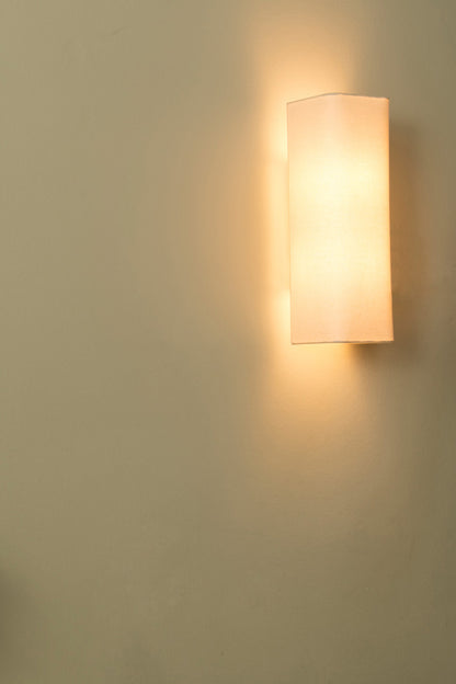 COTTON RCT Horizontal beige wall lamp 2L