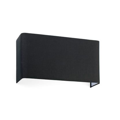 COTTON RCT Horizontal black wall lamp 2L