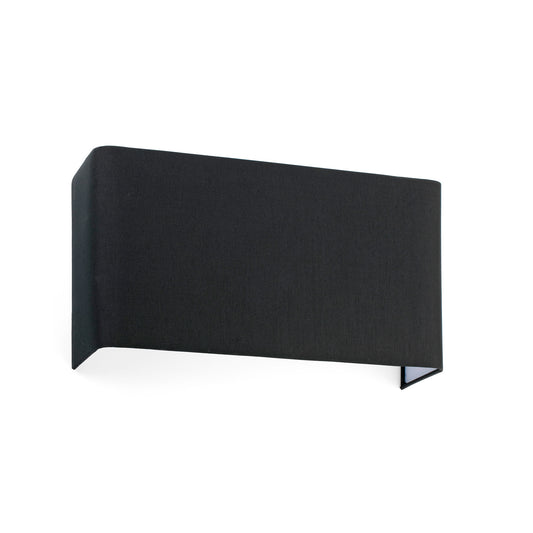 COTTON RCT Horizontal black wall lamp 2L