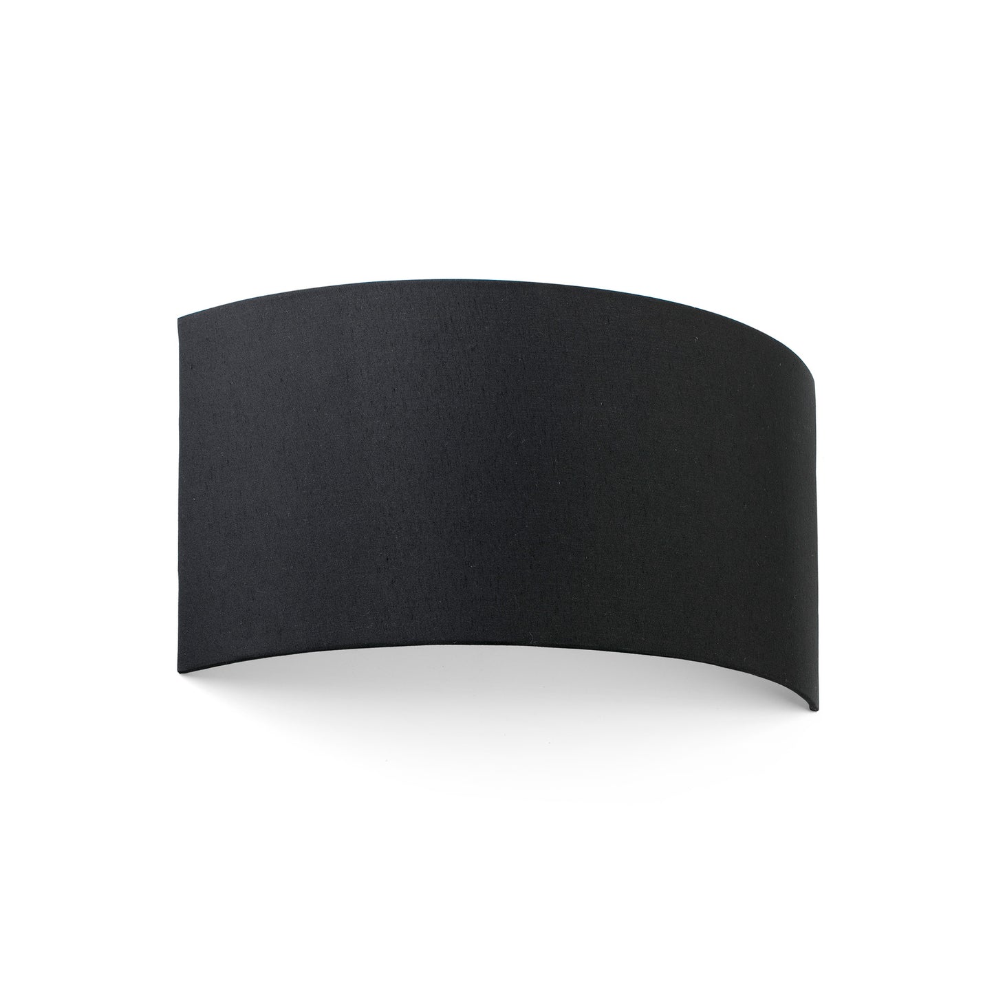 COTTON R Horizontal round black wall lamp 2L