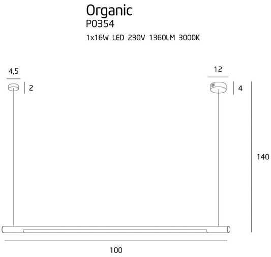 Maxlight P0354 Organic Horizon 100cm