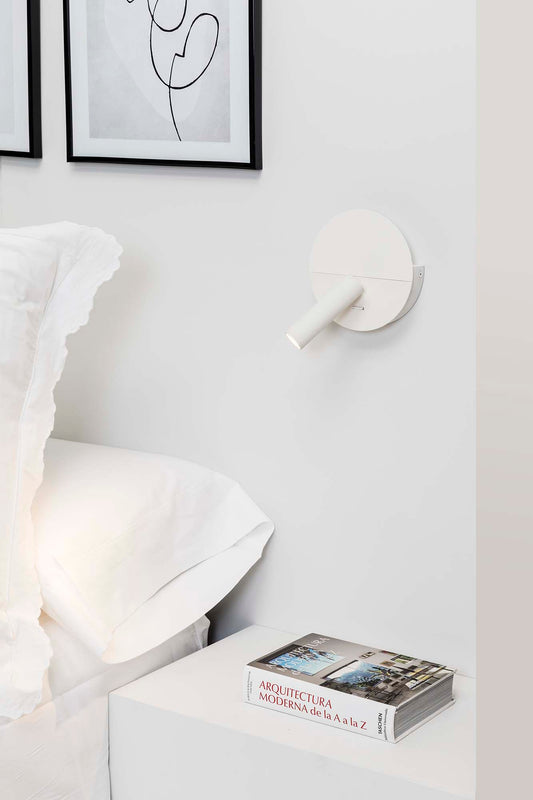 Wall light DUAS WHITE READER USB C LED 3W 2700K