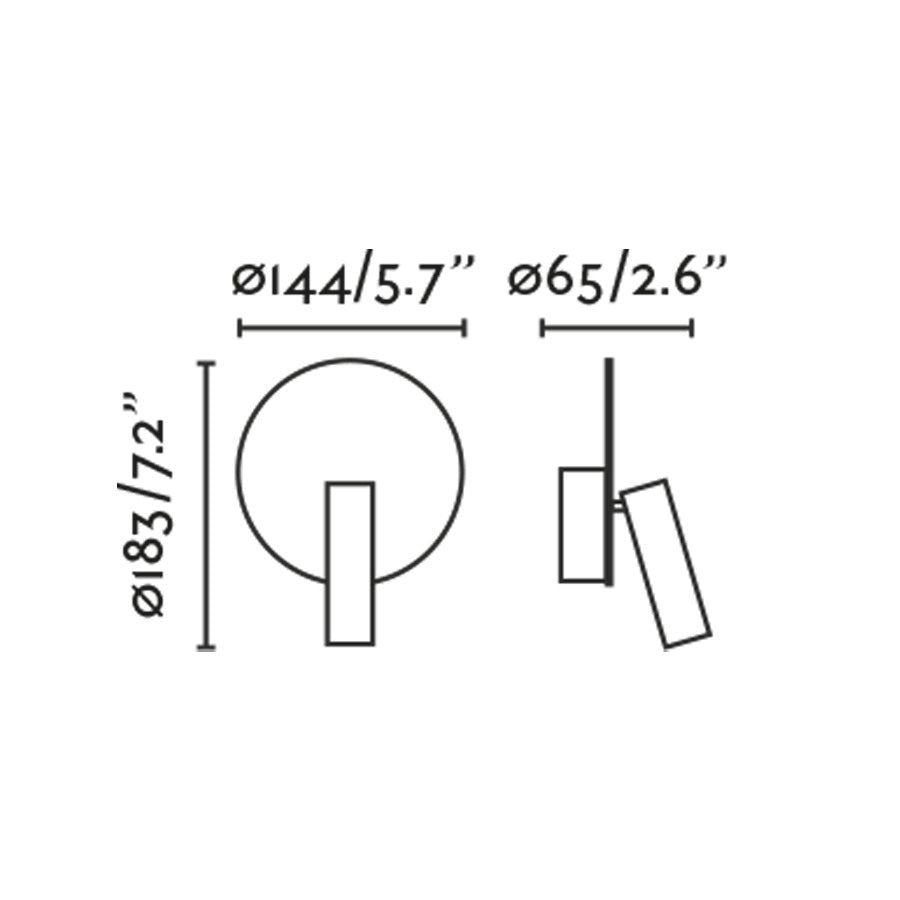 DUAS USB-C musta lugeja seinavalgusti