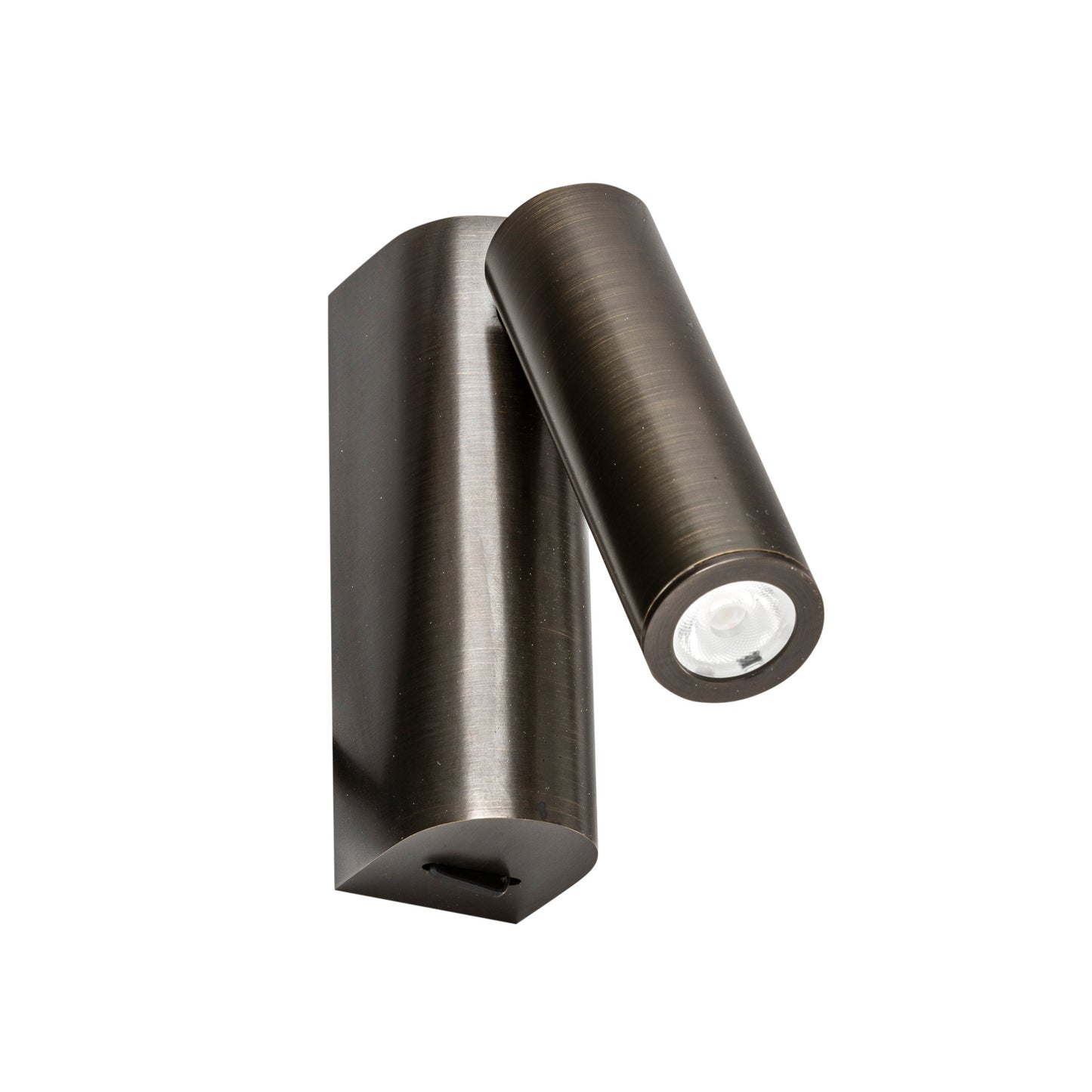 ROB Bronze wall lamp with reader