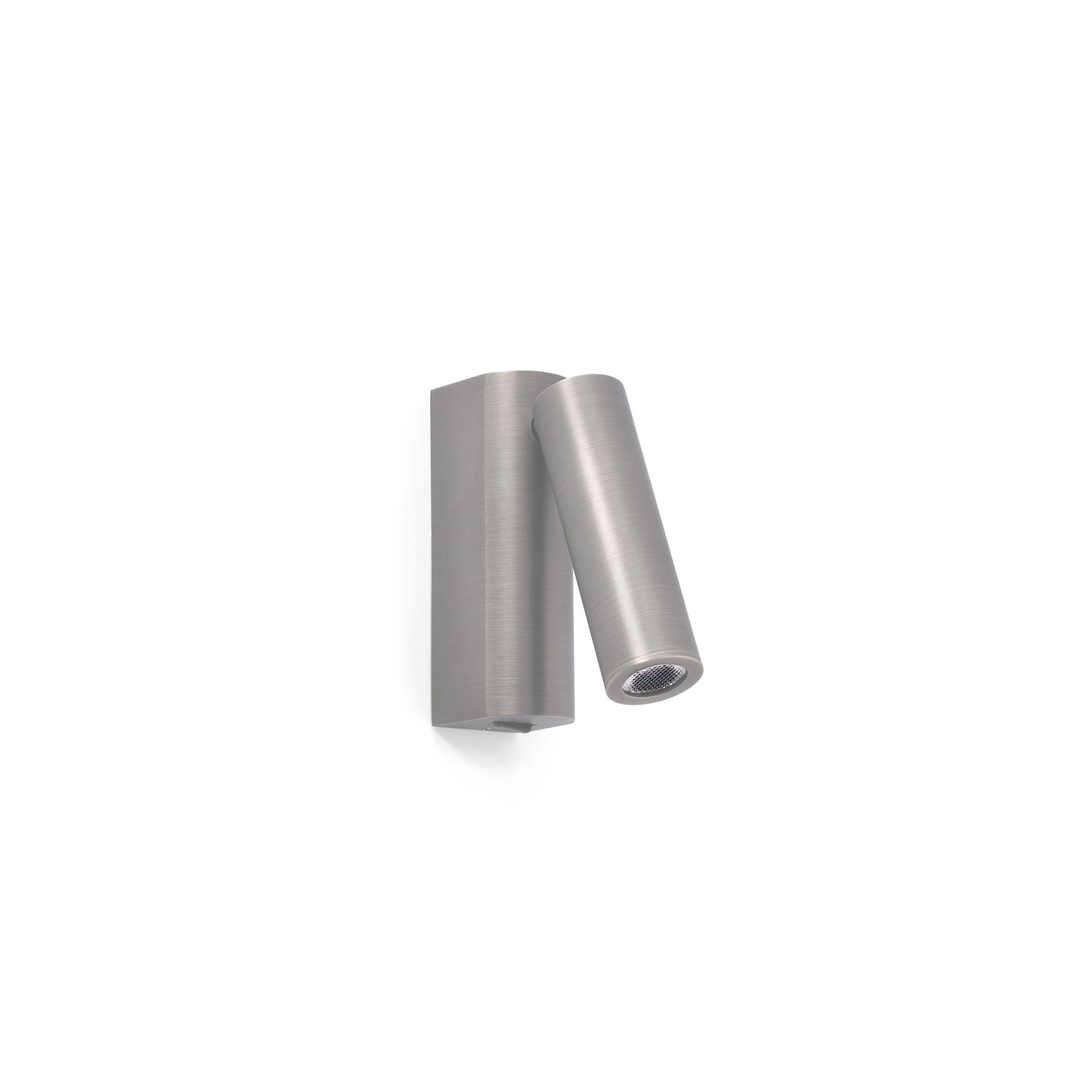 ROB Matt nickel wall lamp with reader