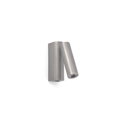 ROB Matt nickel wall lamp with reader