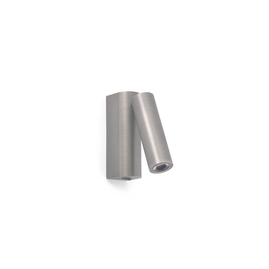 ROB Matt nickel wall lamp with reader