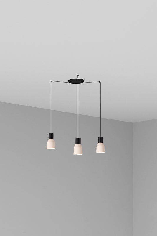 KOMBO 120 3L Beige pendant lamp