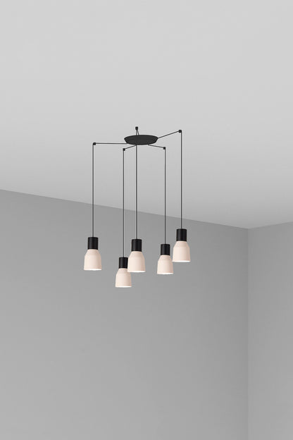 KOMBO 120 5L Beige pendant lamp