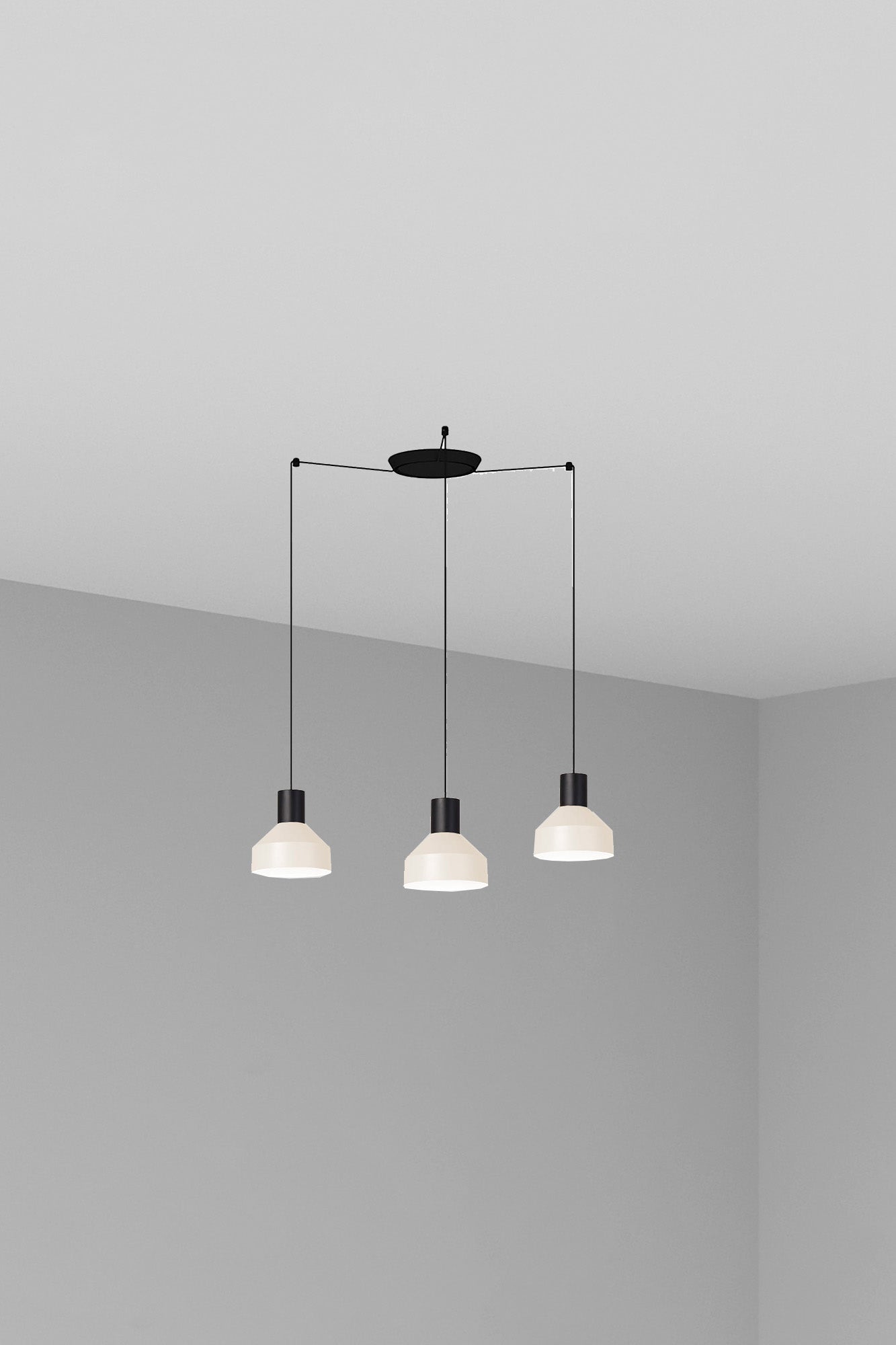 KOMBO 200 3L Beige pendant lamp