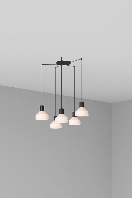 KOMBO 200 5L Beige pendant lamp