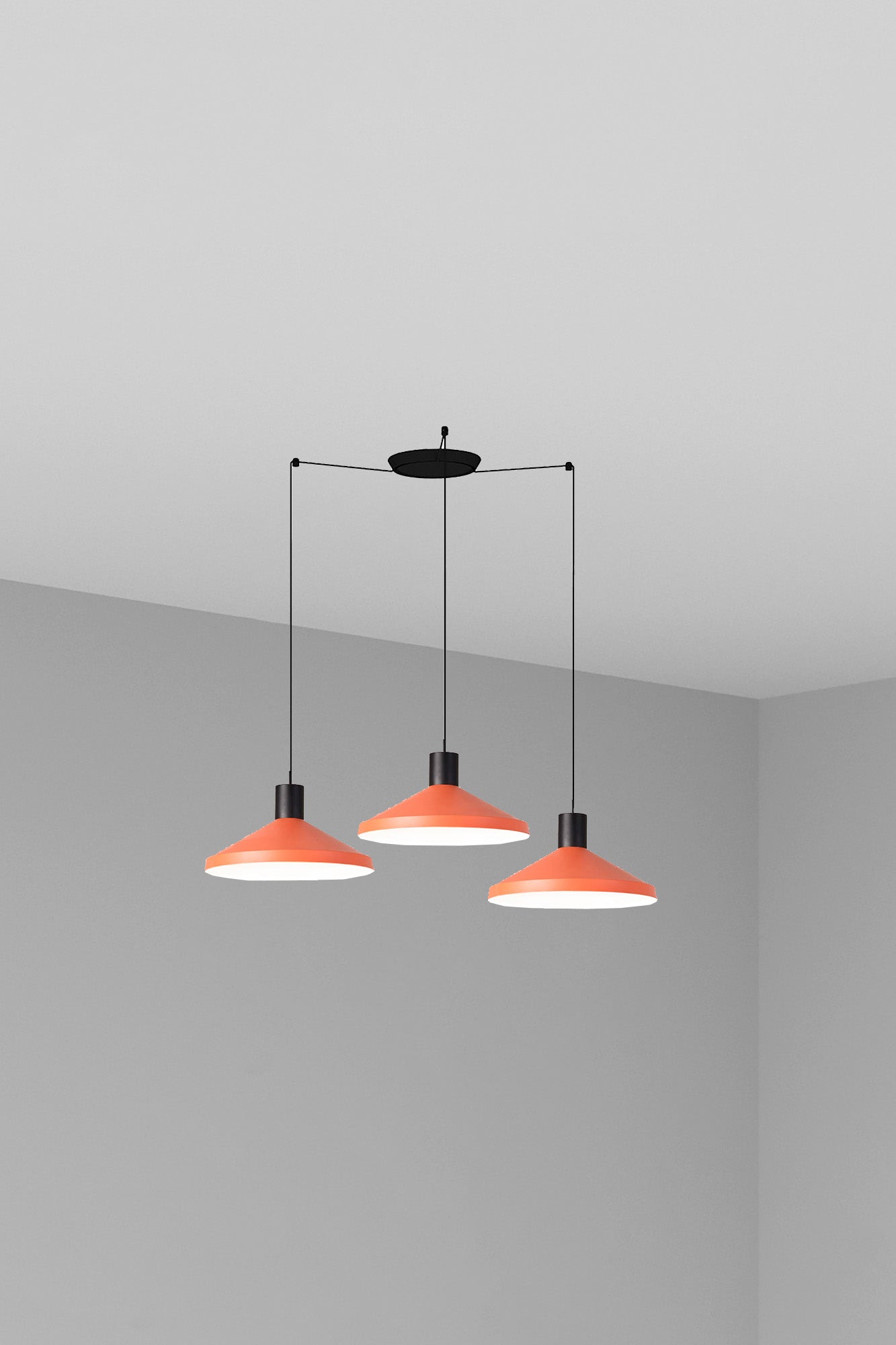 KOMBO 400 3L Terracotta pendant lamp