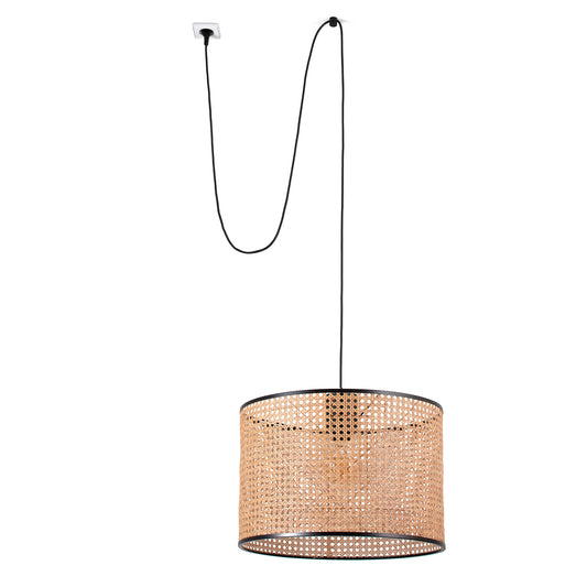 Rippvalgusti MAMBO PENDANT PEG P. RATTAN E27 ø450*200*ø450