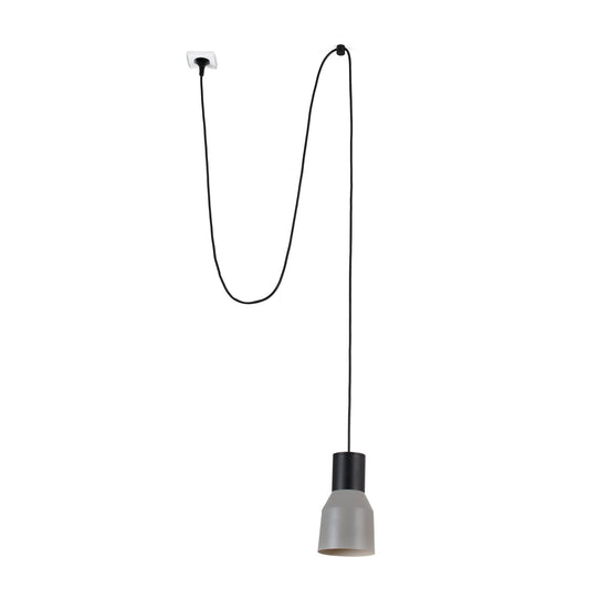 Pendant lamp KOMBO PENDANT WITH GREY PLUG ø120 1X E27