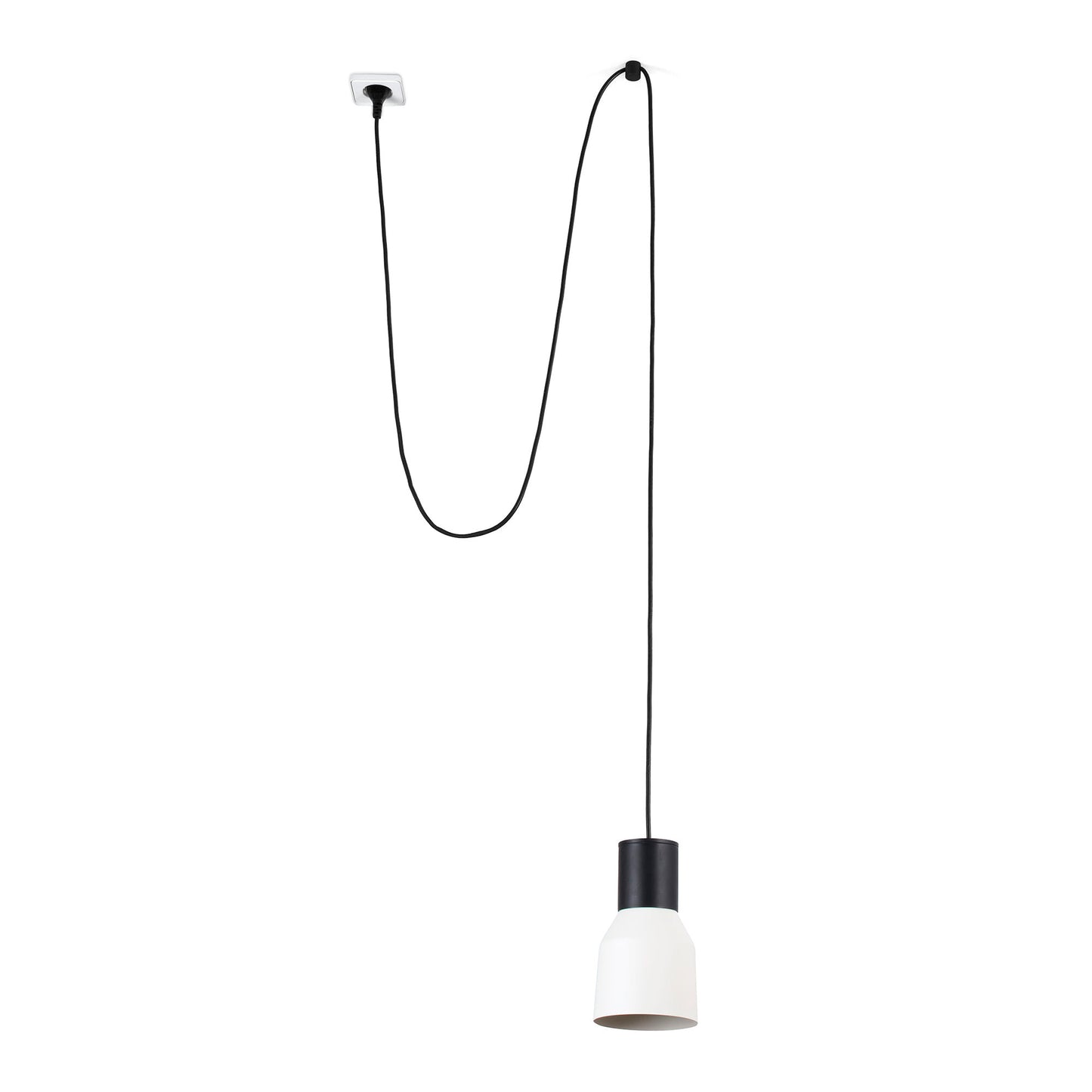KOMBO 120 Beige pendant lamp with plug