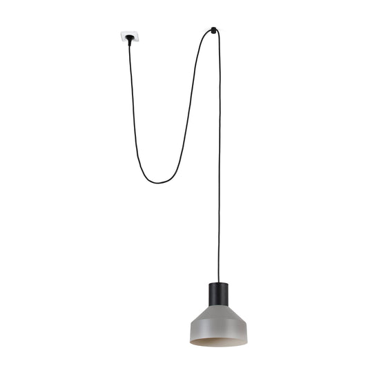 Pendant lamp KOMBO PENDANT WITH GREY PLUG ø200 1X E27