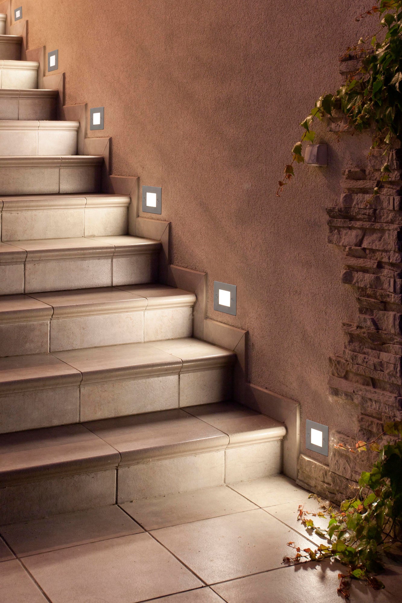 FROL Matt nickel recessed lamp