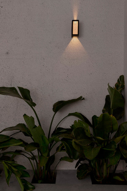 LOG Dark grey wall lamp