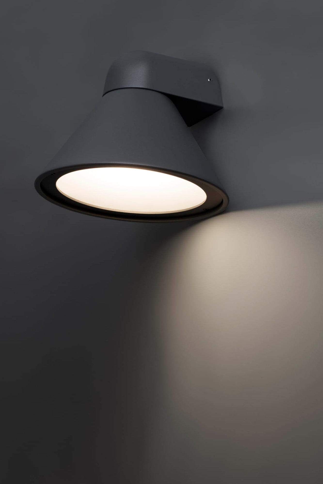 PALS Dark grey wall lamp