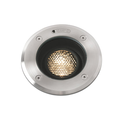GEISER 130 10° Grey orientable inox recessed