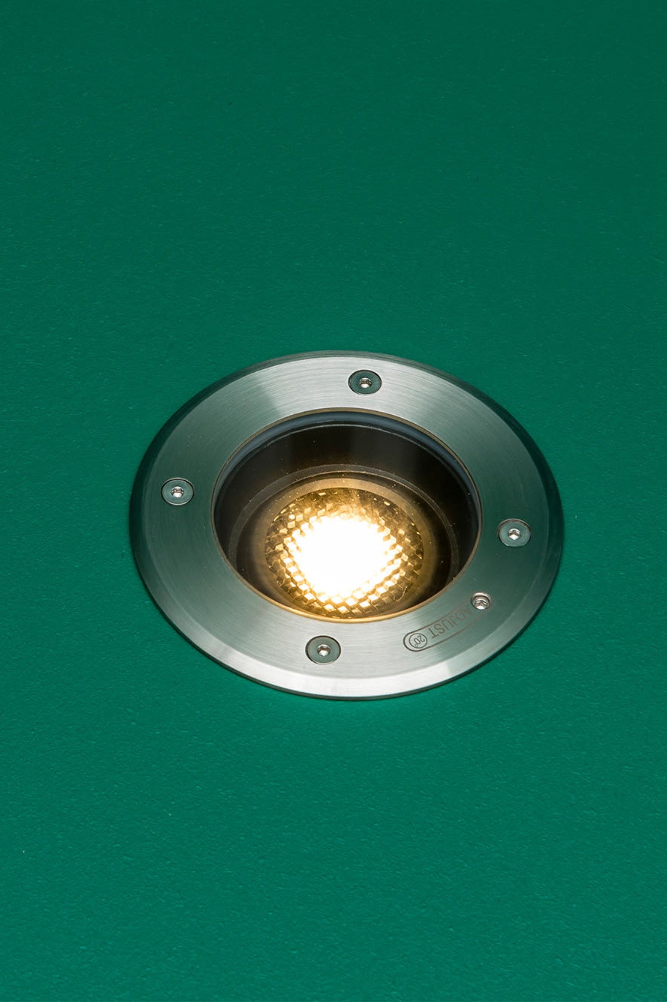 GEISER 80 GU10 Grey orientable inox recessed