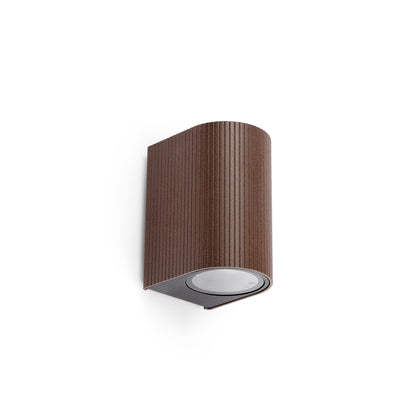 ESTELA Brown rust wall light 1xGU10