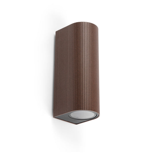Aplique de pared ESTELA marrón óxido 2xGU10