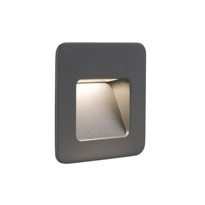 NASE SQ Dark grey recessed lamp