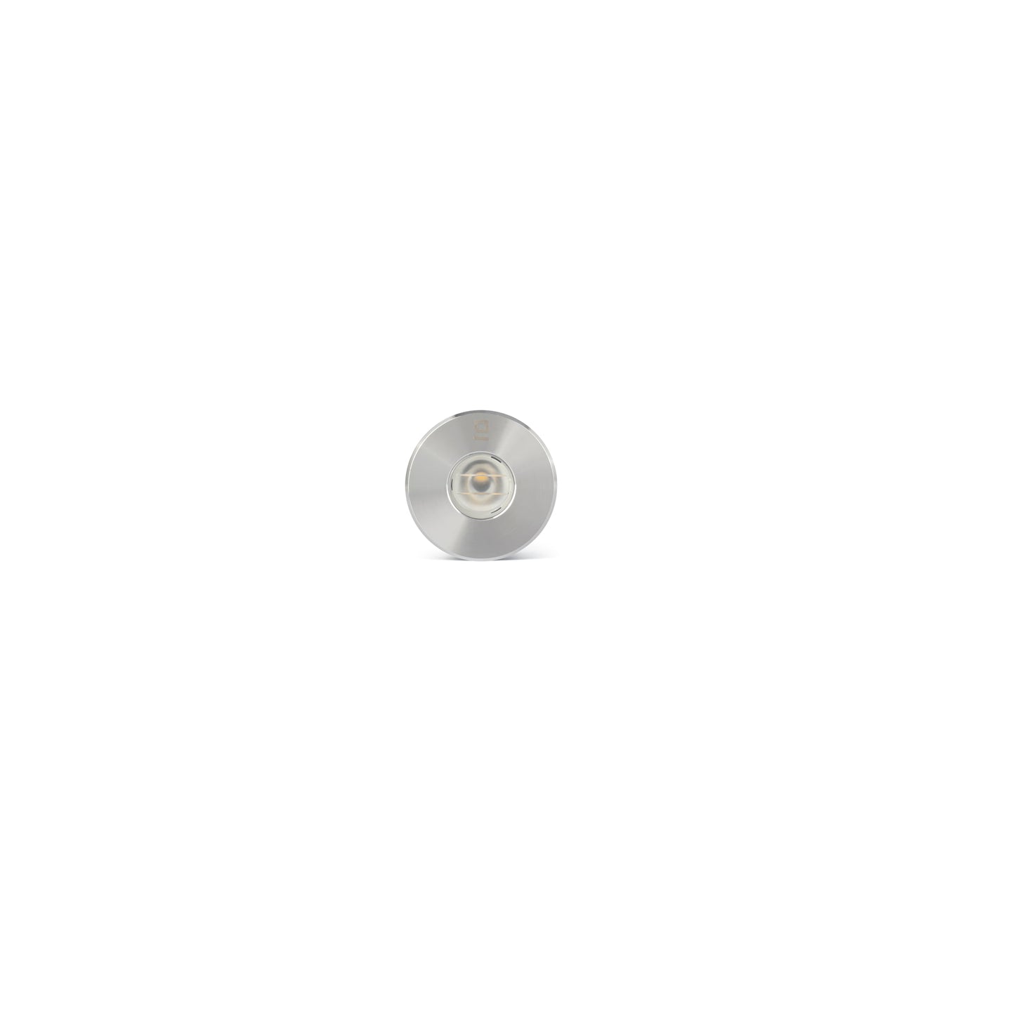 CURTIS Grey recessed lamp warm light