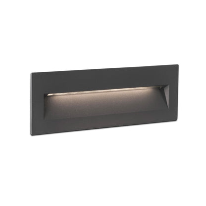 NAT Dark grey recessed lamp